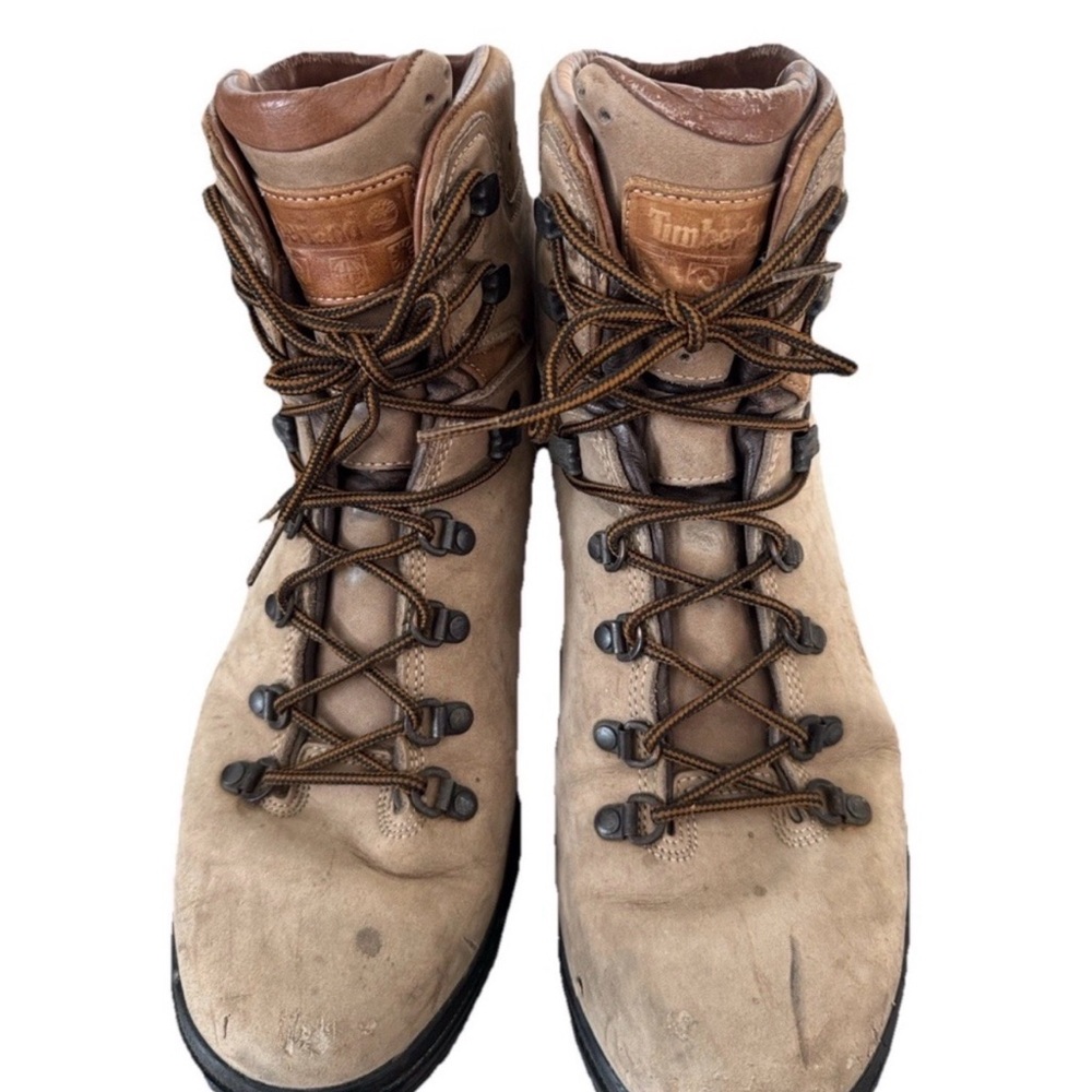 TIMBERLAND | Men’s World Hiker Boots 10.5 Vintage RARE 68015 GTX Nubuck
